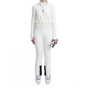 NEW AZTECH MOUNTAIN half zip fleece jacket in cloud white